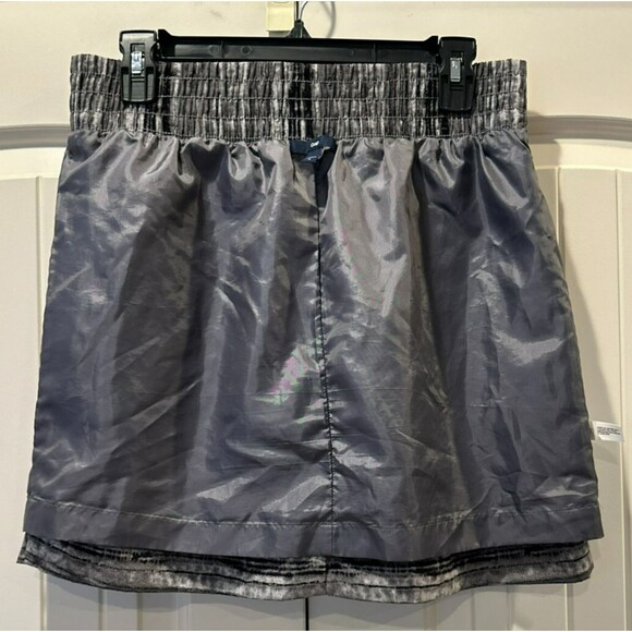 Gap Lined A-Line Skirt Blk, Gray & White With Pockets Women's Size S - Picture 3 of 3